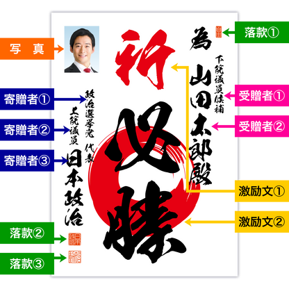 為書き【個別版：宛名入】デザインB