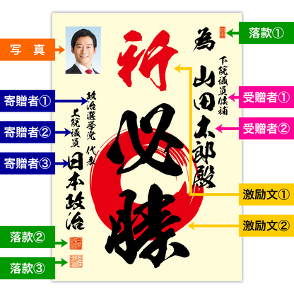為書き【個別版：宛名入】デザインB