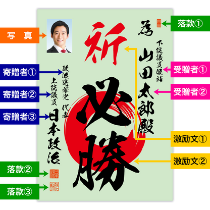 為書き【個別版：宛名入】デザインB
