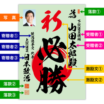 為書き【個別版：宛名入】デザインB