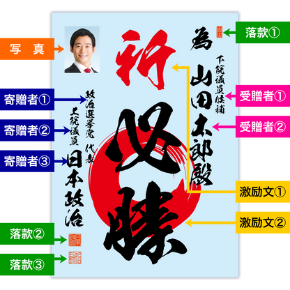 為書き【個別版：宛名入】デザインB