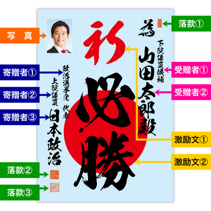 為書き【個別版：宛名入】デザインC