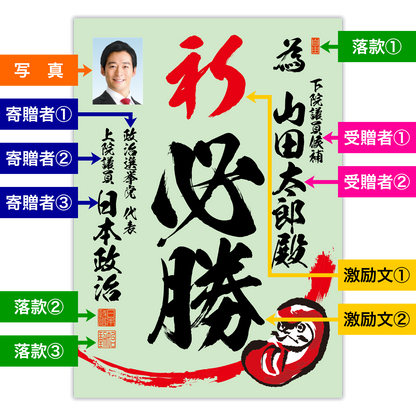 為書き【個別版：宛名入】デザインE