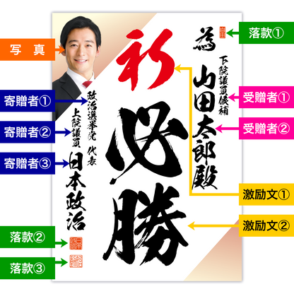 為書き【個別版：宛名入】デザインF