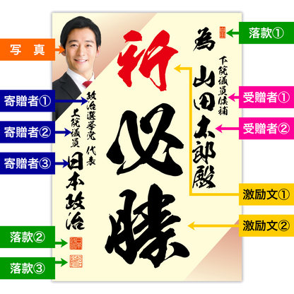 為書き【個別版：宛名入】デザインF