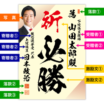 為書き【個別版：宛名入】デザインF