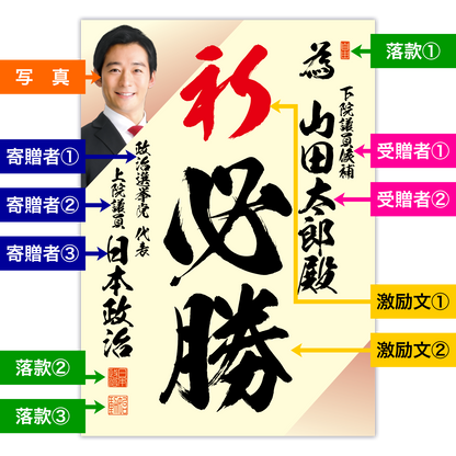 為書き【個別版：宛名入】デザインF