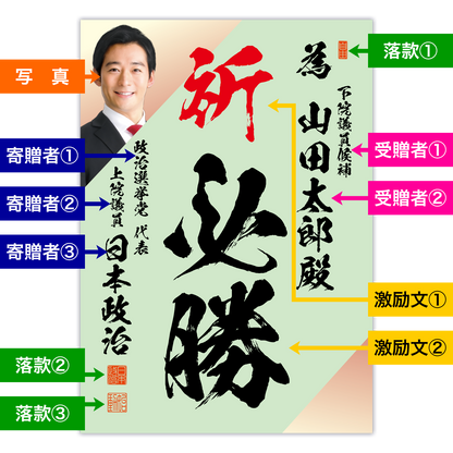 為書き【個別版：宛名入】デザインF