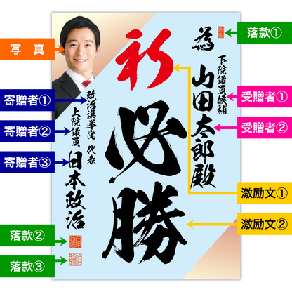 為書き【個別版：宛名入】デザインF