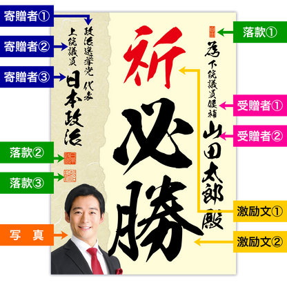 為書き【個別版：宛名入】デザインJ