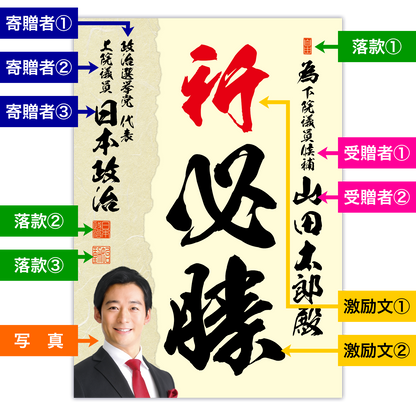 為書き【個別版：宛名入】デザインJ