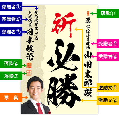 為書き【個別版：宛名入】デザインJ