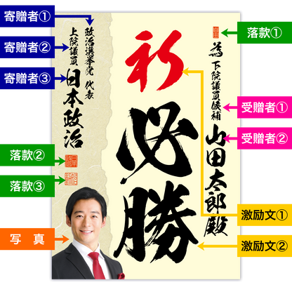 為書き【個別版：宛名入】デザインJ