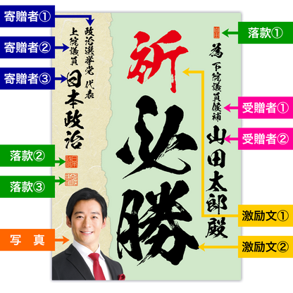 為書き【個別版：宛名入】デザインJ