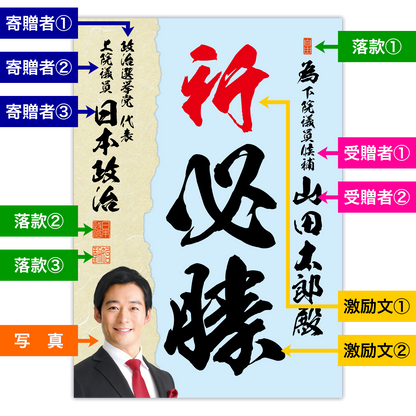 為書き【個別版：宛名入】デザインJ