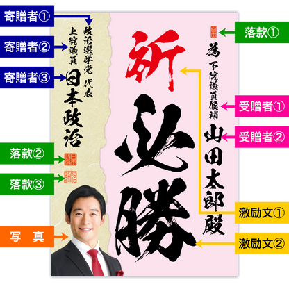 為書き【個別版：宛名入】デザインJ