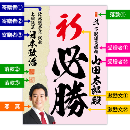 為書き【個別版：宛名入】デザインJ