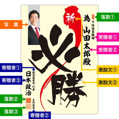 為書き【個別版：宛名入】デザインL
