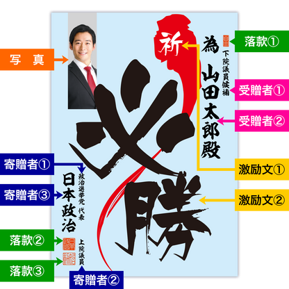 為書き【個別版：宛名入】デザインL