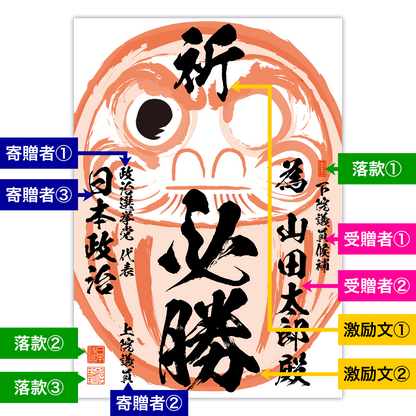 為書き【個別版：宛名入】デザインO