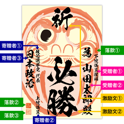 為書き【個別版：宛名入】デザインO