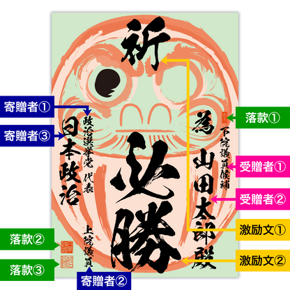 為書き【個別版：宛名入】デザインO