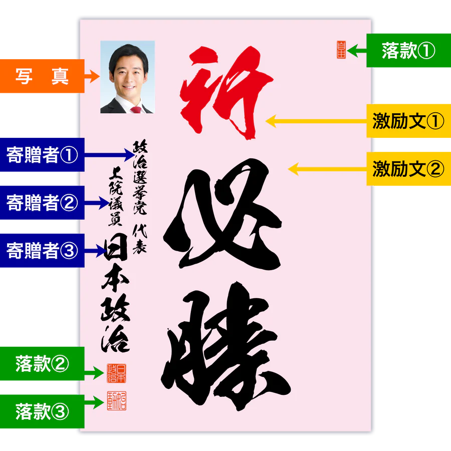為書き【大量版：宛名無】デザインA ／100枚単位 (初回注文)