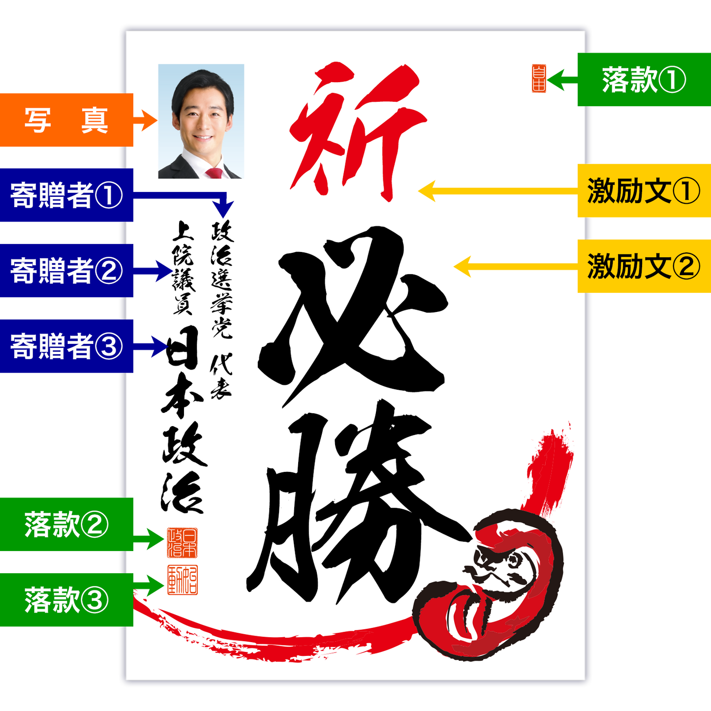 為書き【大量版：宛名無】デザインE ／100枚単位
