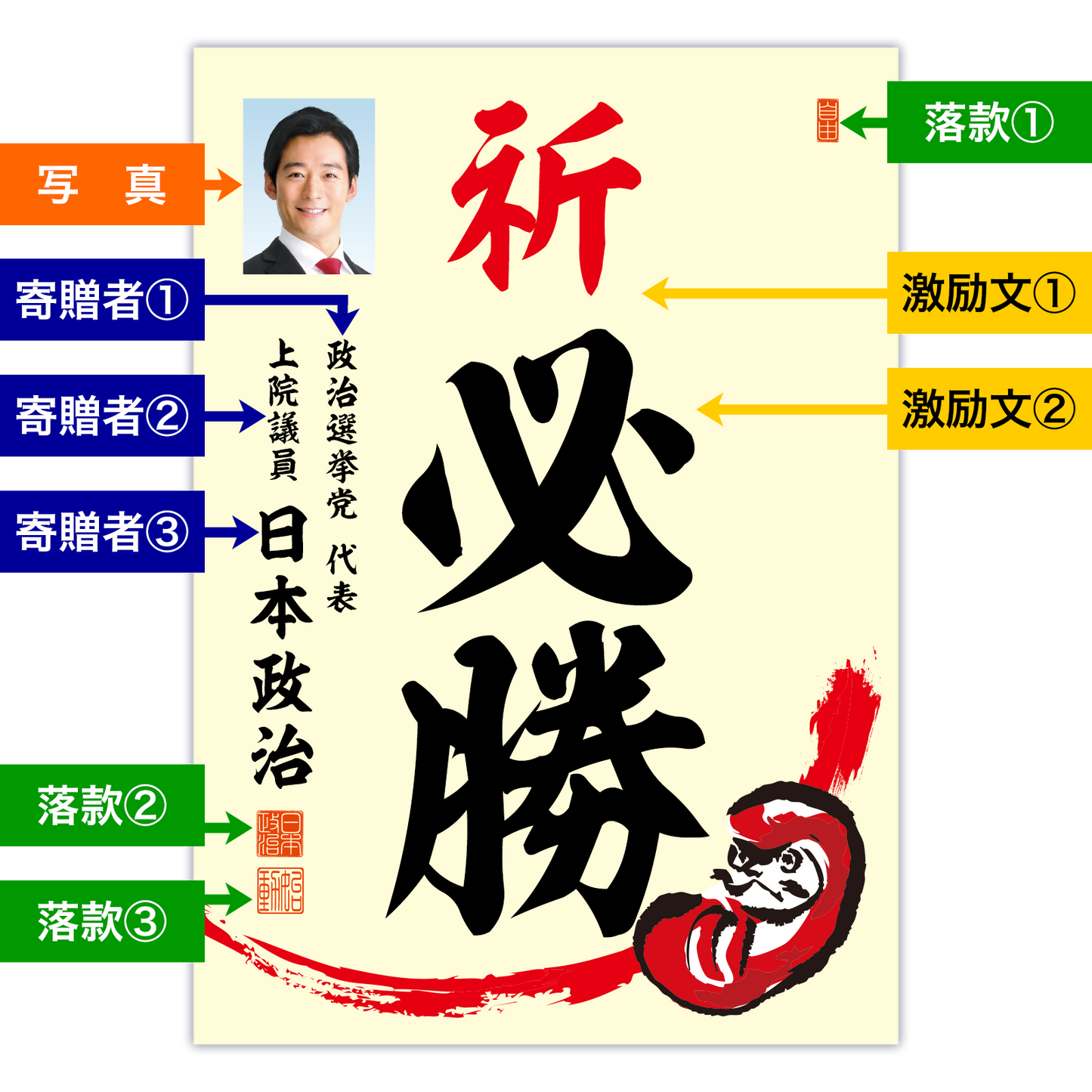 為書き【大量版：宛名無】デザインE ／100枚単位