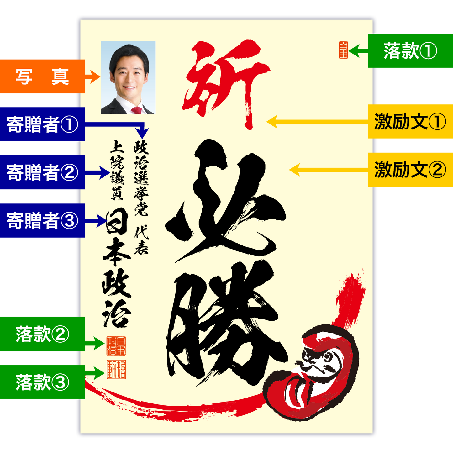 為書き【大量版：宛名無】デザインE ／100枚単位