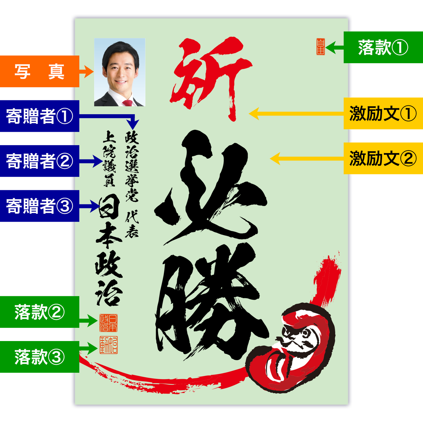 為書き【大量版：宛名無】デザインE ／100枚単位