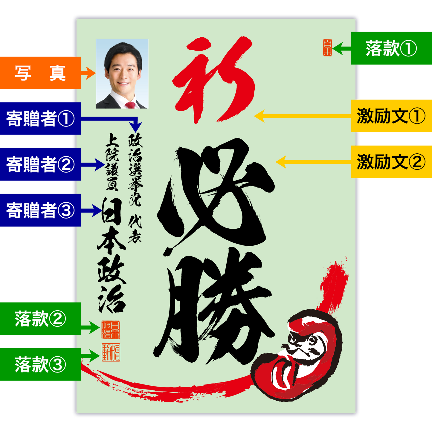 為書き【大量版：宛名無】デザインE ／100枚単位