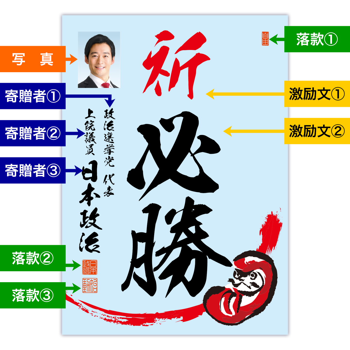 為書き【大量版：宛名無】デザインE ／100枚単位