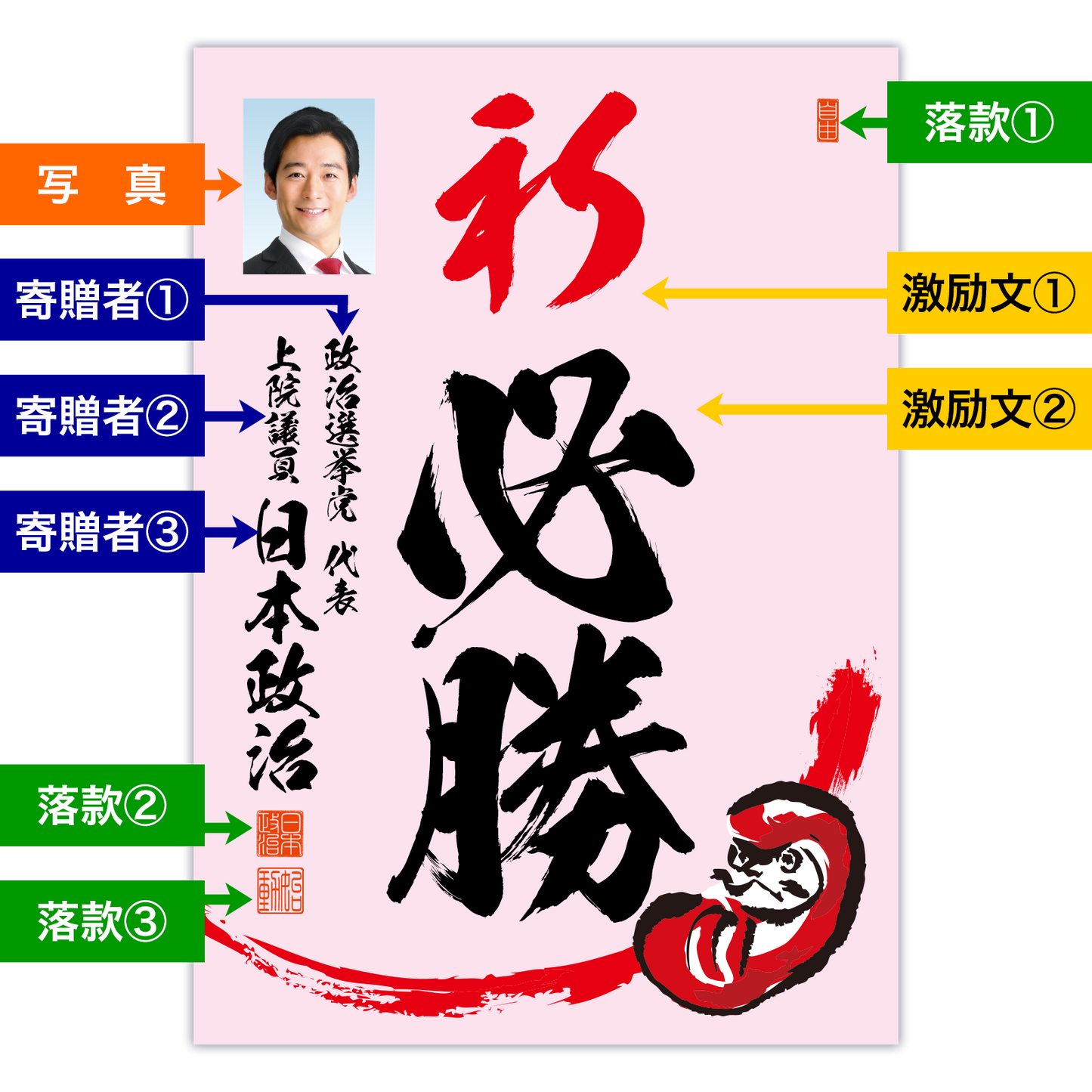 為書き【大量版：宛名無】デザインE ／100枚単位