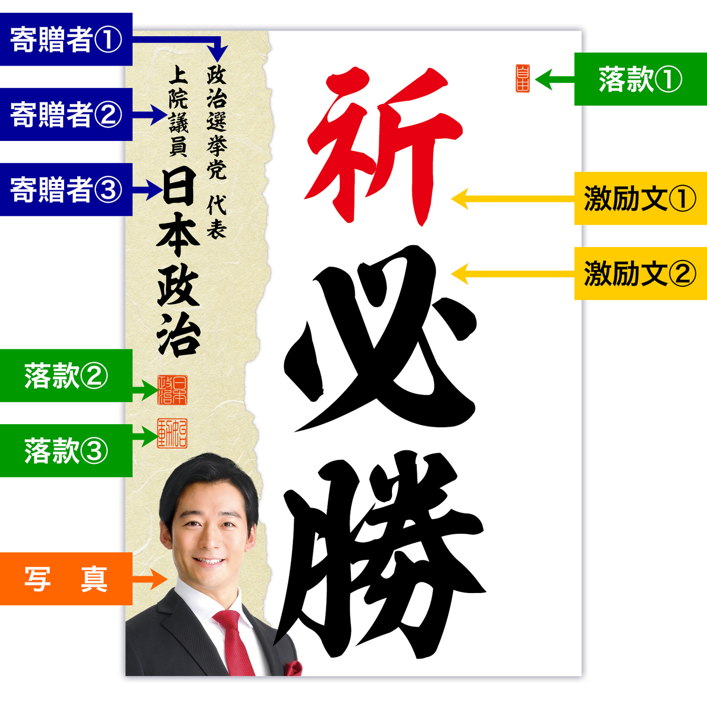 為書き【大量版：宛名無】デザインJ ／100枚単位