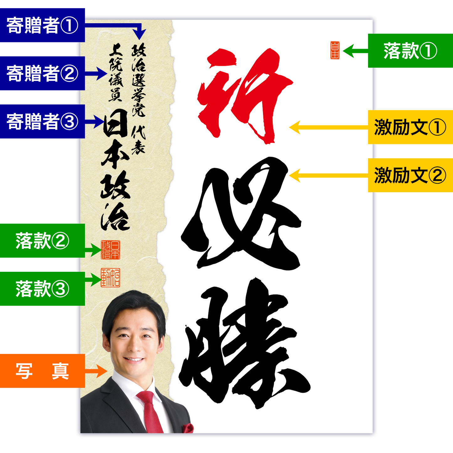 為書き【大量版：宛名無】デザインJ ／100枚単位