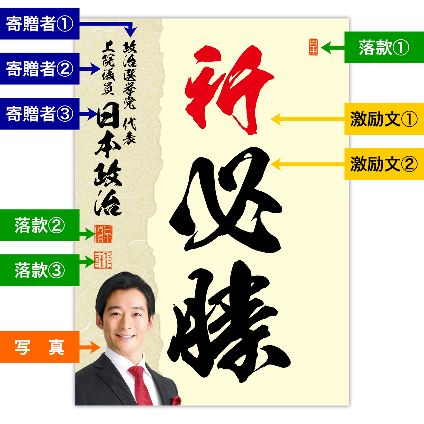 為書き【大量版：宛名無】デザインJ ／100枚単位
