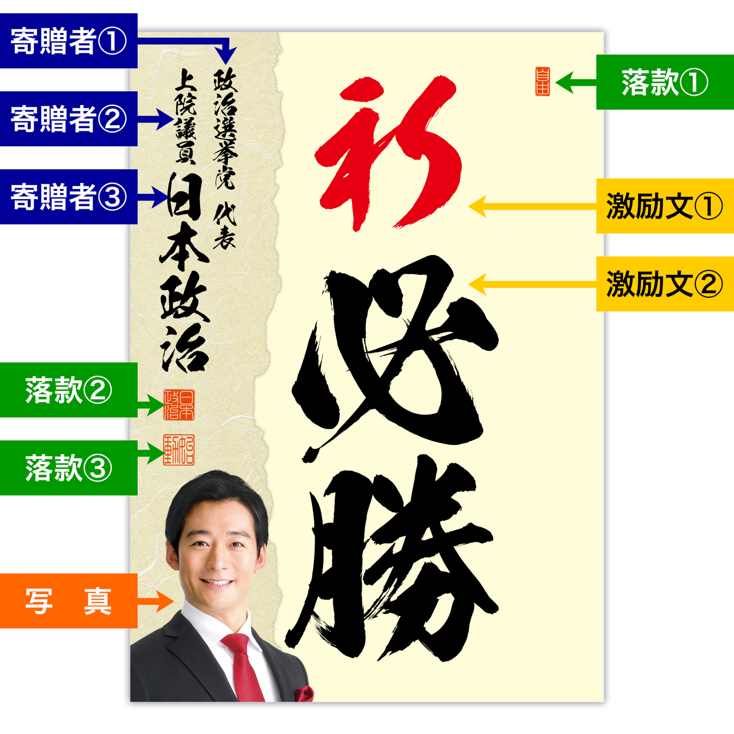 為書き【大量版：宛名無】デザインJ ／100枚単位