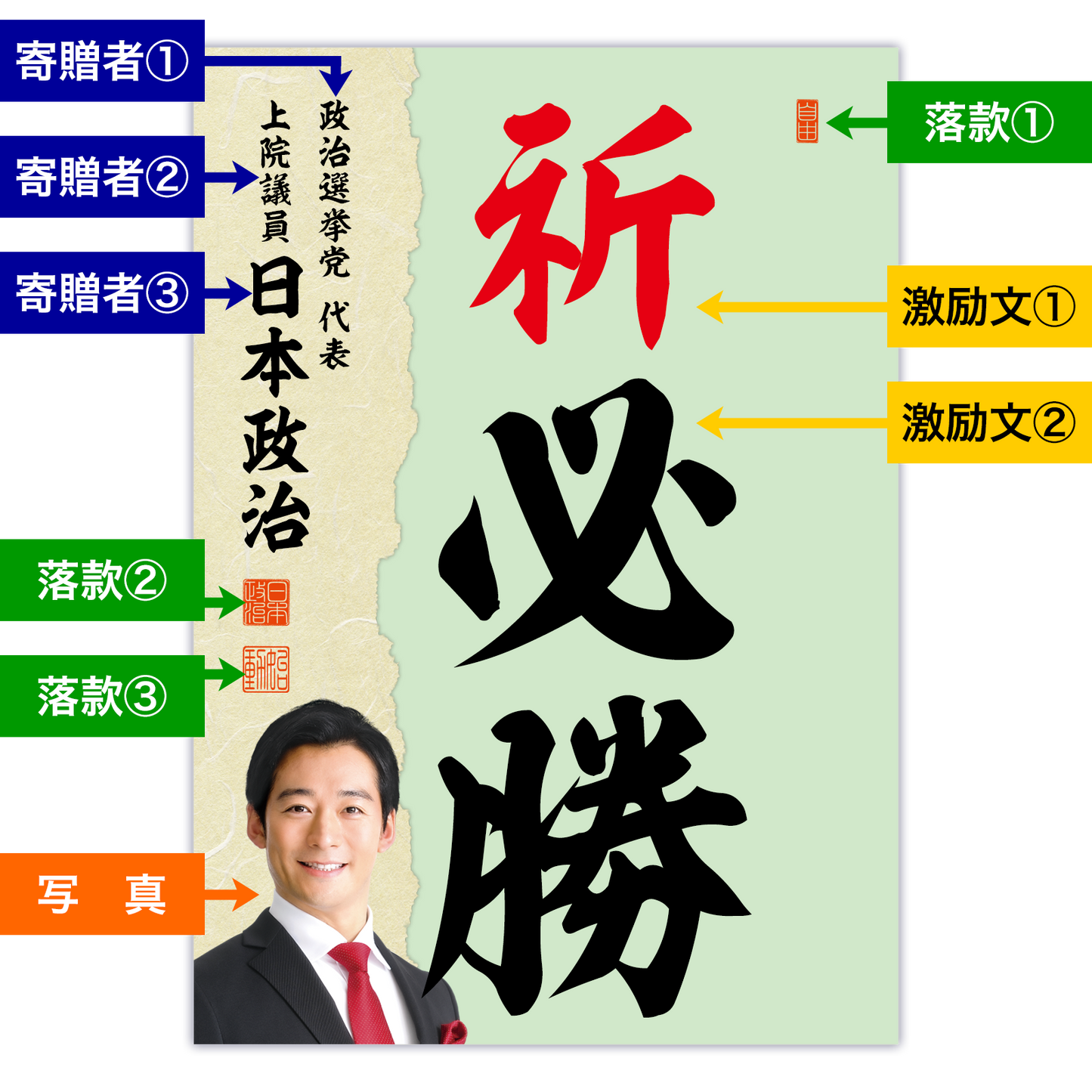 為書き【大量版：宛名無】デザインJ ／100枚単位