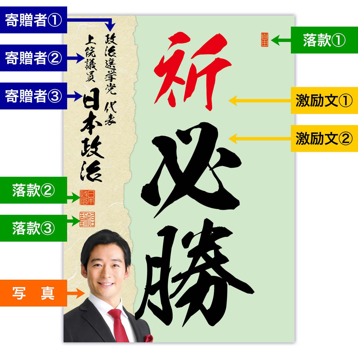 為書き【大量版：宛名無】デザインJ ／100枚単位