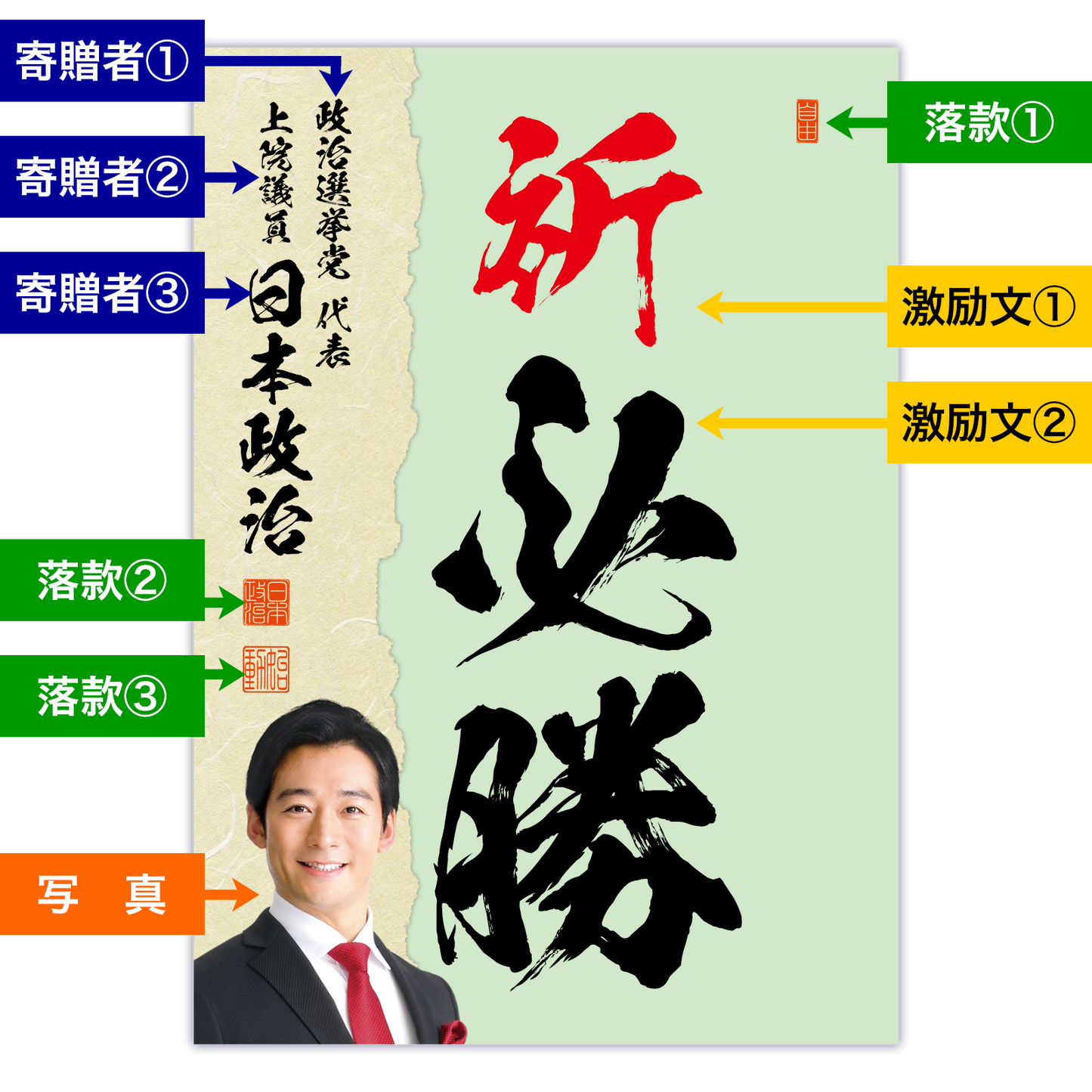 為書き【大量版：宛名無】デザインJ ／100枚単位