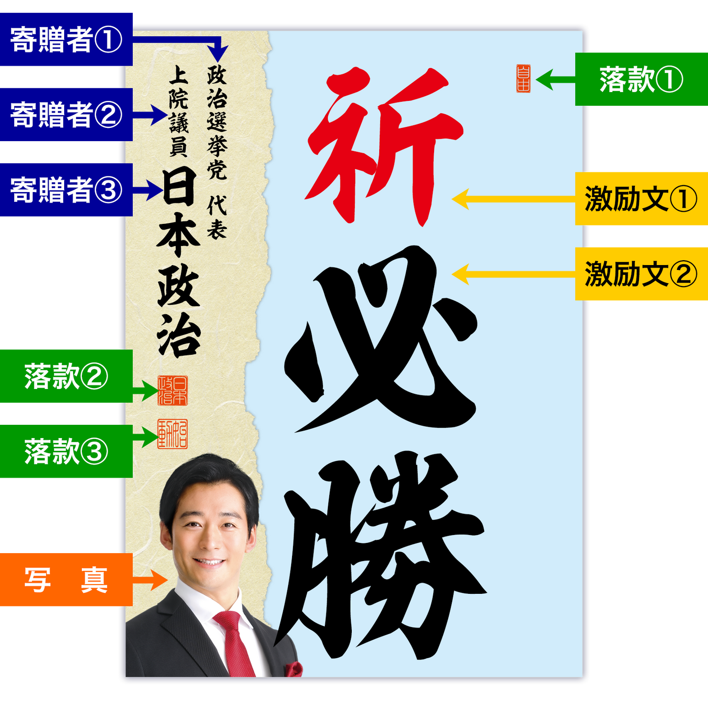 為書き【大量版：宛名無】デザインJ ／100枚単位