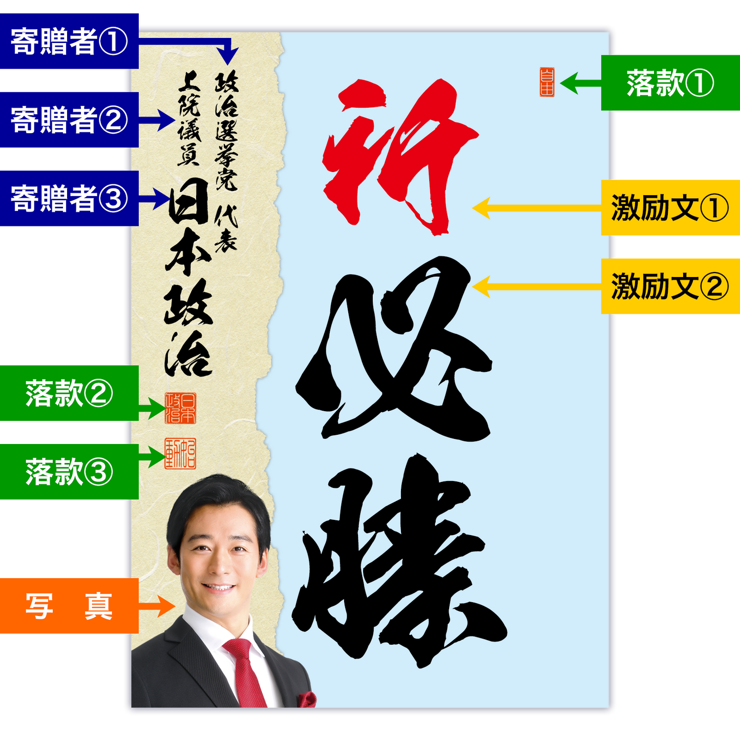 為書き【大量版：宛名無】デザインJ ／100枚単位