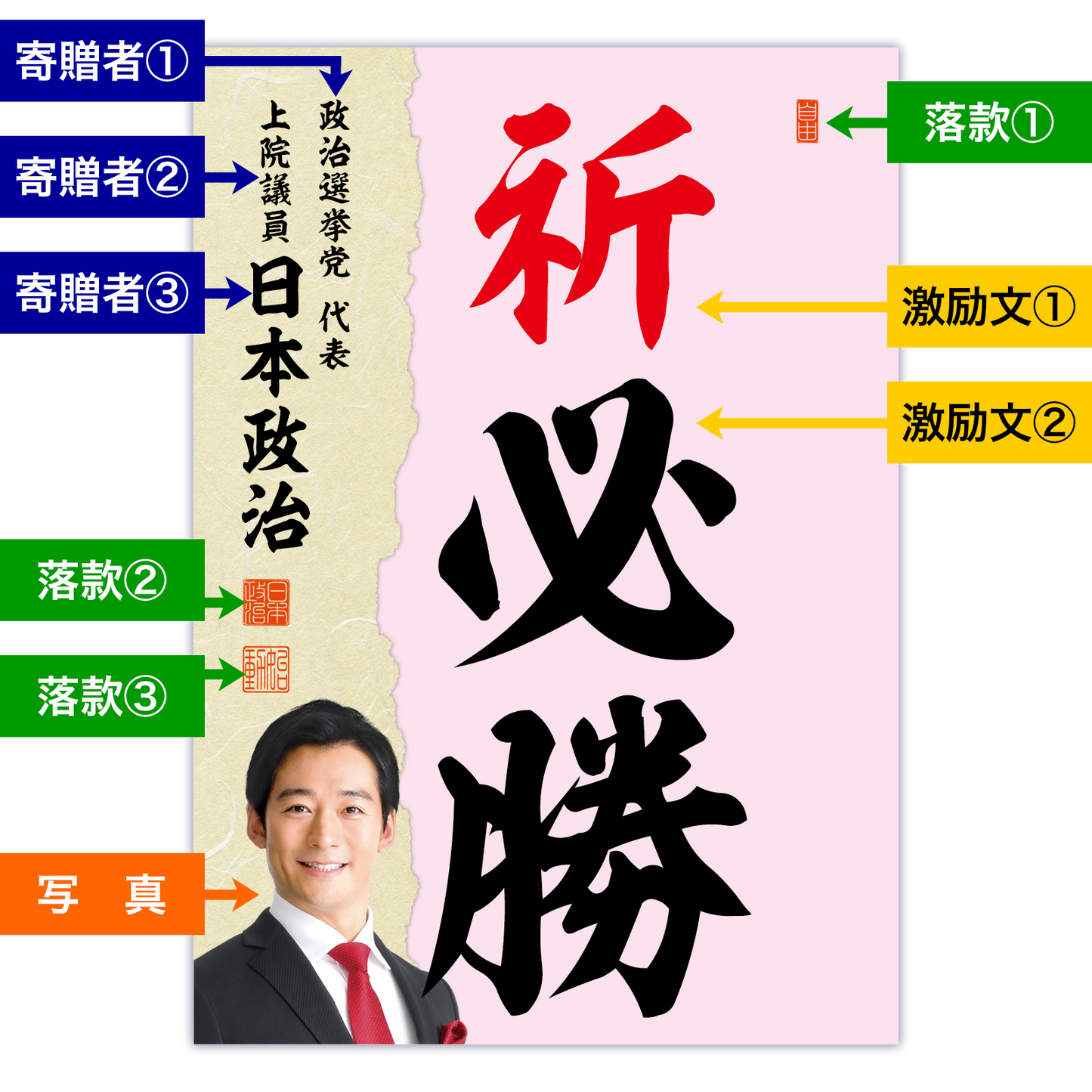 為書き【大量版：宛名無】デザインJ ／100枚単位