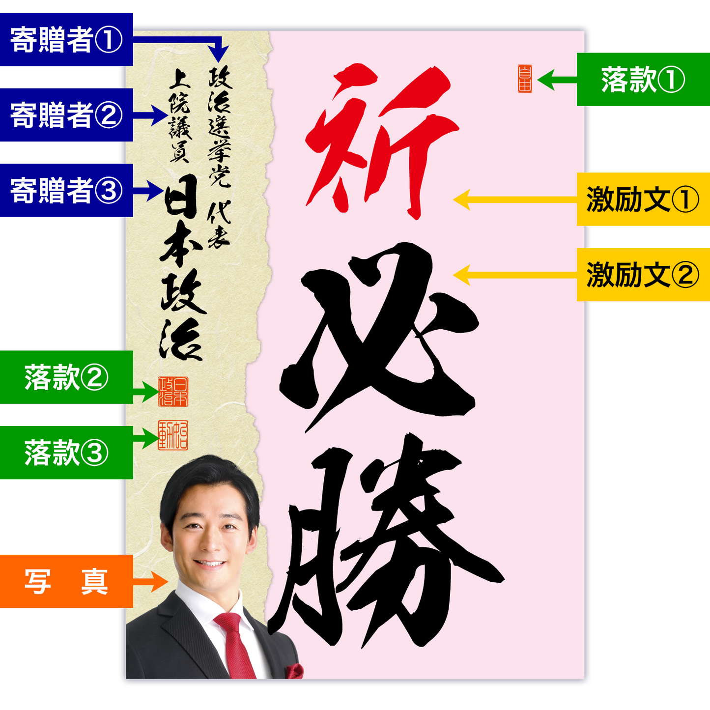 為書き【大量版：宛名無】デザインJ ／100枚単位