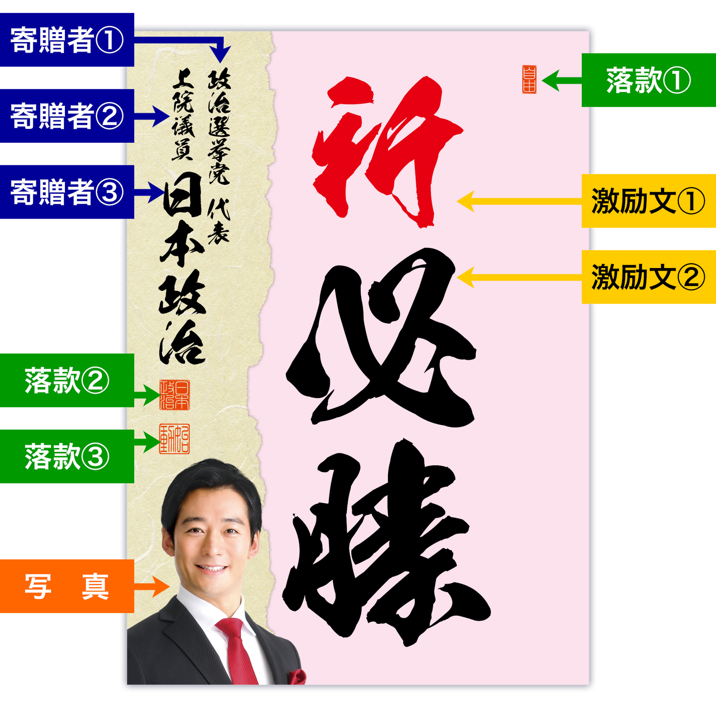 為書き【大量版：宛名無】デザインJ ／100枚単位