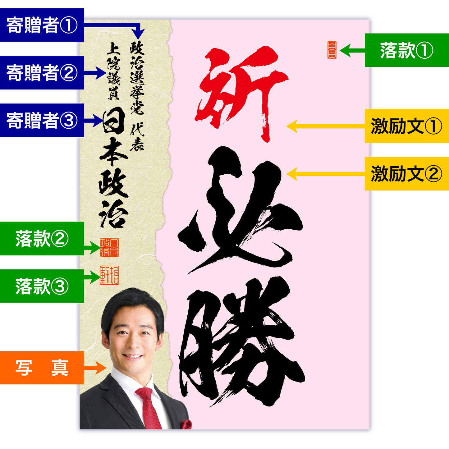 為書き【大量版：宛名無】デザインJ ／100枚単位