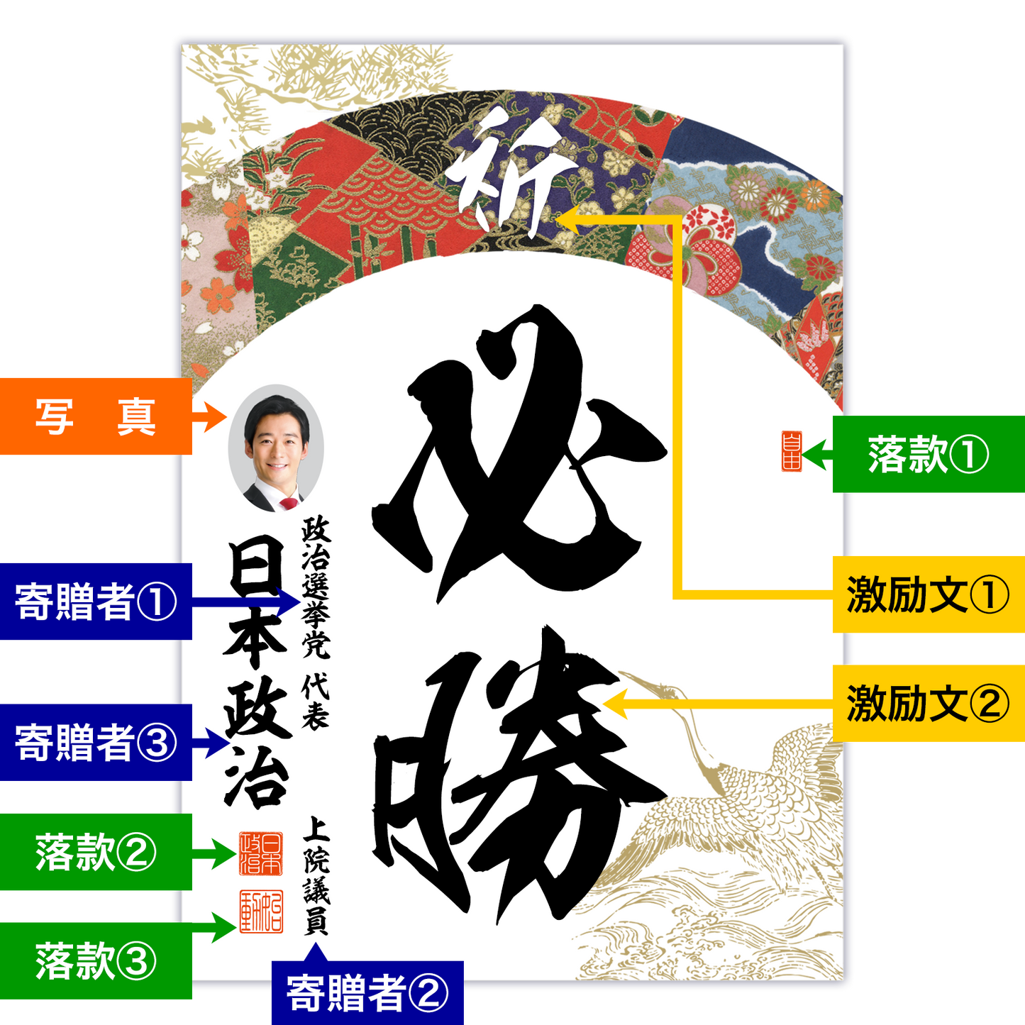 為書き【大量版：宛名無】デザインK ／100枚単位