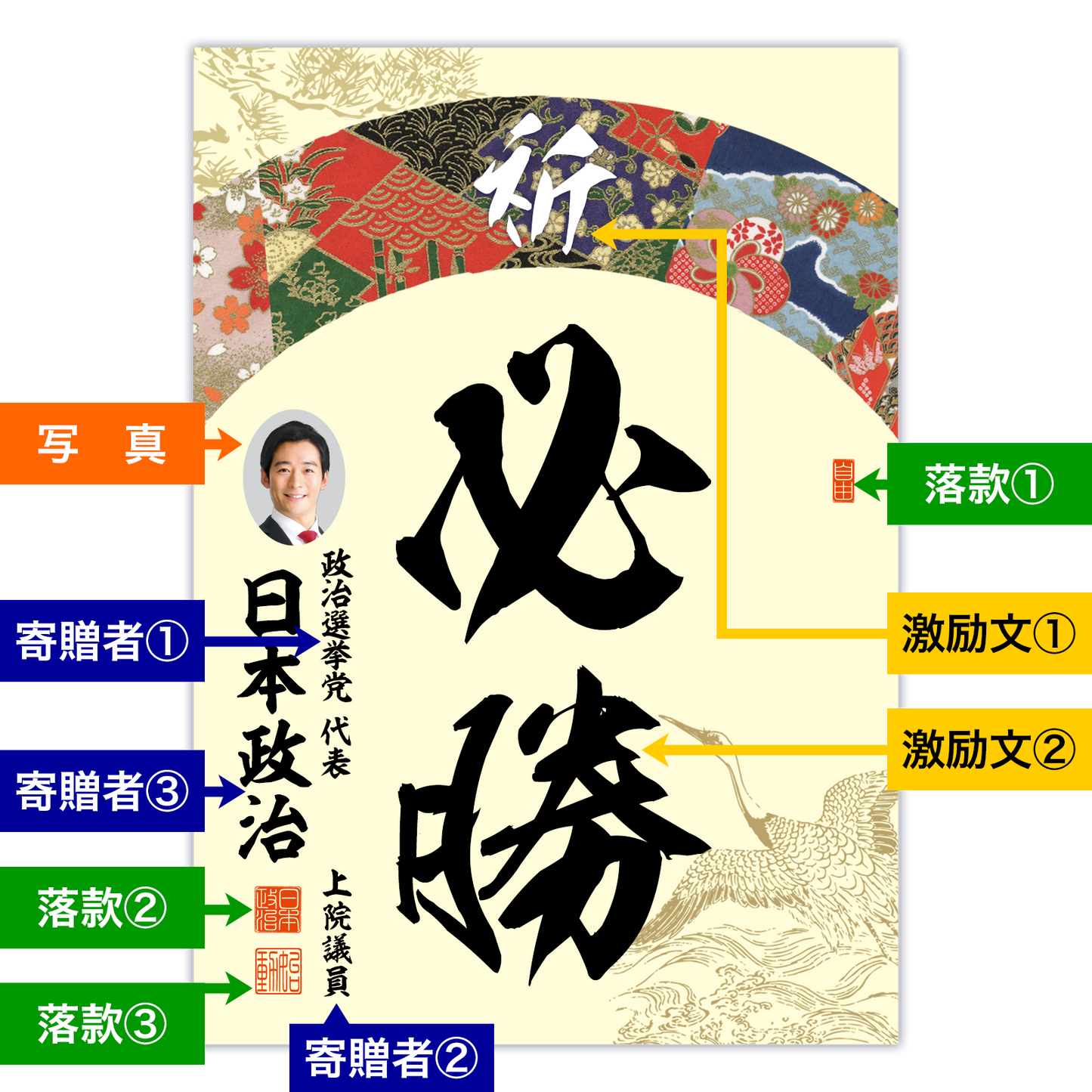 為書き【大量版：宛名無】デザインK ／100枚単位