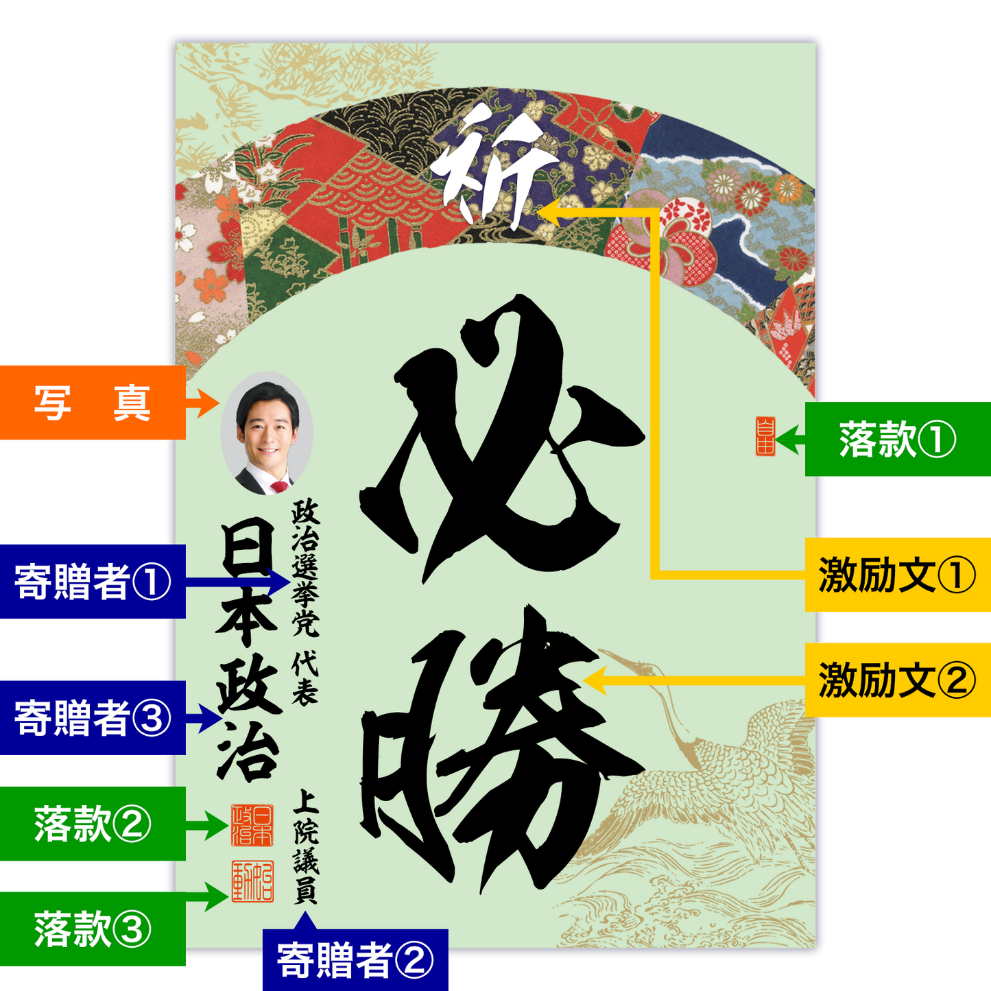 為書き【大量版：宛名無】デザインK ／100枚単位